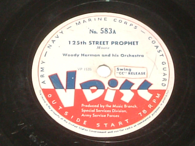 画像: 125th STREET PROPHET/DEEP NIGHT/I FOUND A NEW BABY Vディスク（中古）