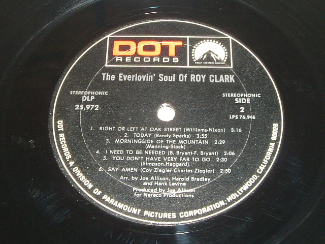 画像: THE EVERLOVIN' SOUL OF ROY CLARK/LP（中古）