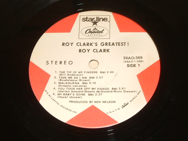 画像: ROY CLARK'S GREATEST/LP（中古）