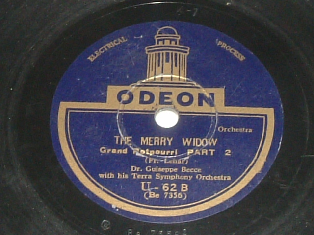 画像: THE MERRY WIDOW　GRAND POPOURRI  SP盤（中古）