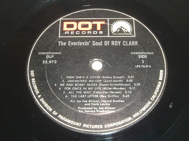 画像: THE EVERLOVIN' SOUL OF ROY CLARK/LP（中古）